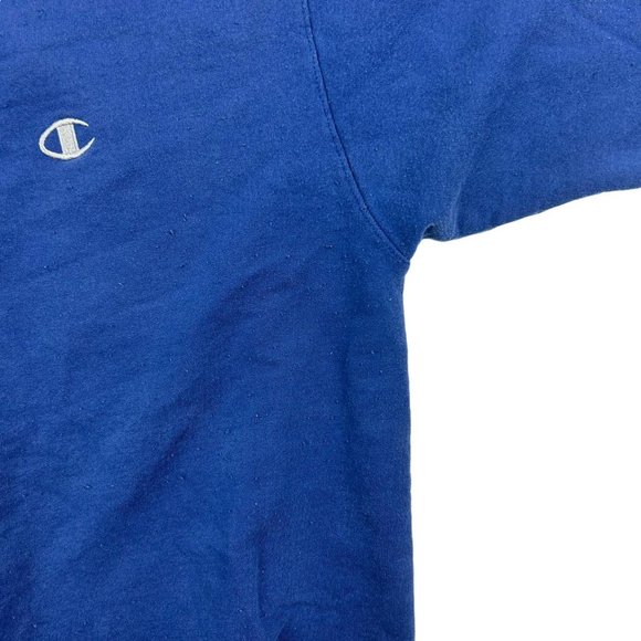 Champion Blue Long Sleeved Crewneck Sweater Size Mens M - Picture 2 of 5